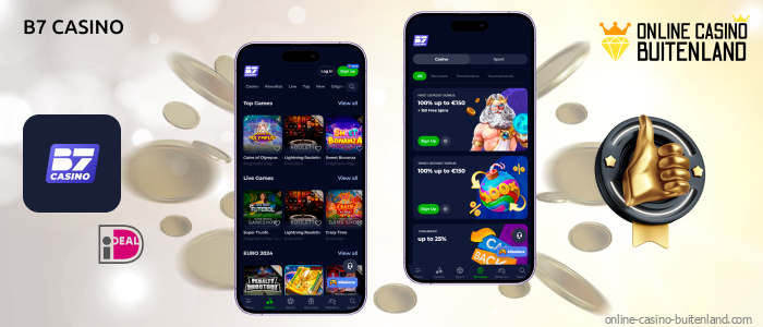 B7 Casino, een top iDeal online casino, staat bekend om zijn gebruiksvriendelijke website en app, en biedt een breed scala aan spellen, bonussen en snelle betalingsopties