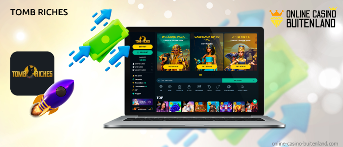 Tomb Riches Casino is populair bij spelers vanwege de royale welkomstbonus en verschillende betaalmethoden, waaronder snelle e-wallets