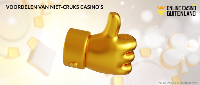 Beste casino zonder CRUKS heeft een aantal voordelen die een breed publiek van online gok liefhebbers aanspreken die op zoek zijn naar een flexibele spelervaring