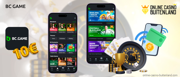 BC Game Casino is een geweldige vertegenwoordiger van online casino's met een uitstekend serviceniveau, een getrapt loyaliteitsprogramma en een grote spelcatalogus