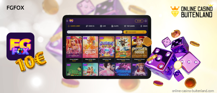 FGFox online casino biedt een enorme selectie spellen voor een breed publiek en een royale welkomstbonus