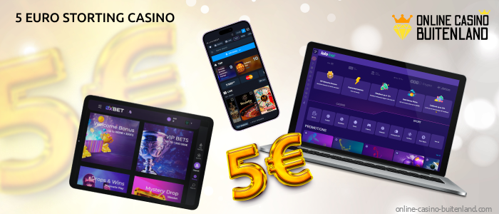 Een casino met een minimale storting van 5 euro trekt een breed publiek van gebruikers aan, vooral degenen die willen gokken met een minimale financiële investering