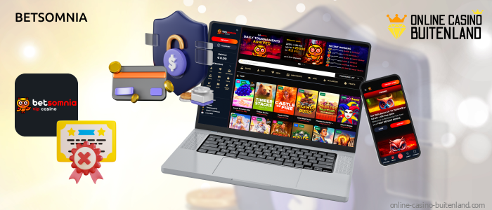 Betsomnia Casino is populair vanwege het snelle registratieproces, een groot aantal spellen van topontwikkelaars en snelle transacties