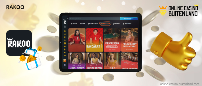 Rakoo Casino is populair bij spelers vanwege de snelle uitbetalingen, het aantrekkelijke loyaliteitsprogramma en de frequente no deposit bonussen die worden aangeboden als onderdeel van promoties en speciale evenementen