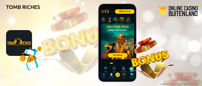 Tomb Riches Casino biedt een breed scala aan spellen, waaronder slots en live dealer spellen, evenals no deposit bonussen als onderdeel van promoties