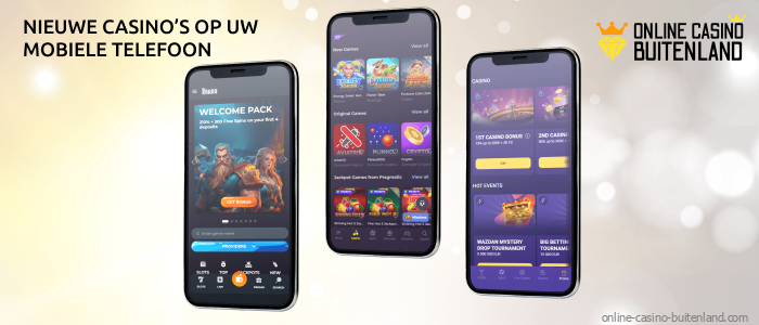 Online casino's koppelen mobiele apps aan spelers, waardoor spelers met maximaal gemak rechtstreeks vanaf hun smartphone van de spellen kunnen genieten