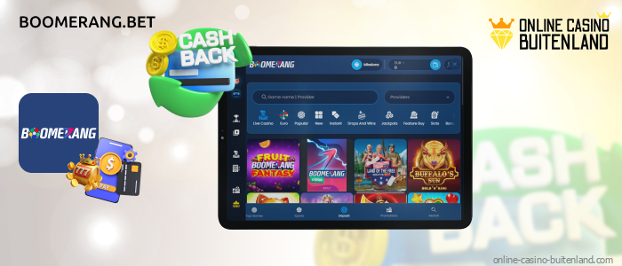 Boomerang.bet Casino biedt een levendig spelplatform met constante toernooien en een breed scala aan promoties